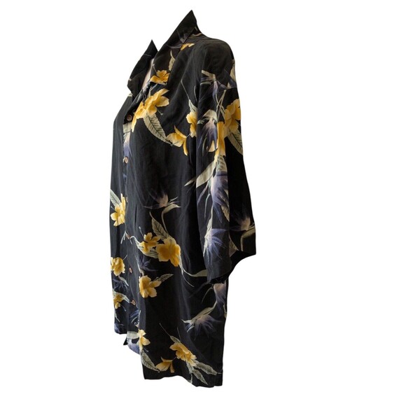 Tommy Bahama Silk Camp Shirt X LARGE Tropical Floral Aloha Hawaiian Shirt - Picture 2 of 10